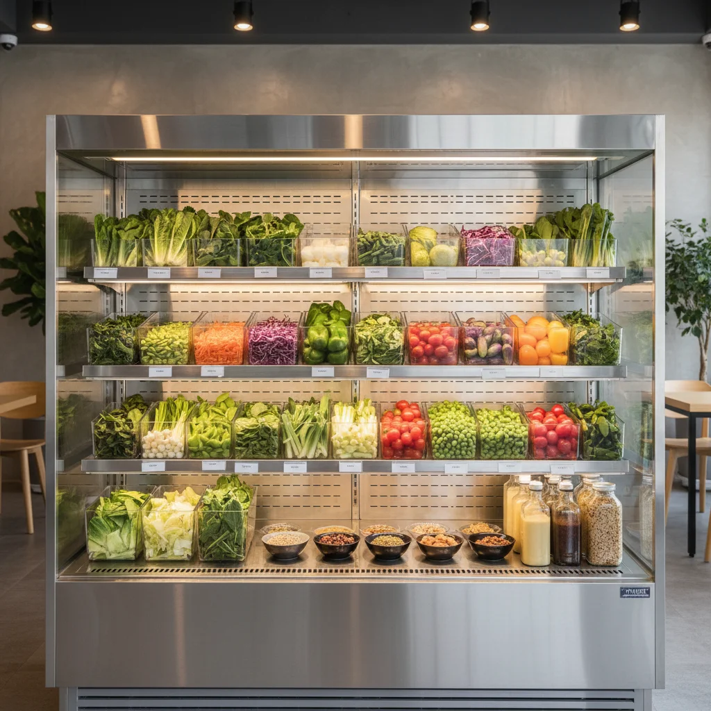 야채용LED쇼케이스제품추천 - 세련된 매장 인테리어 완성