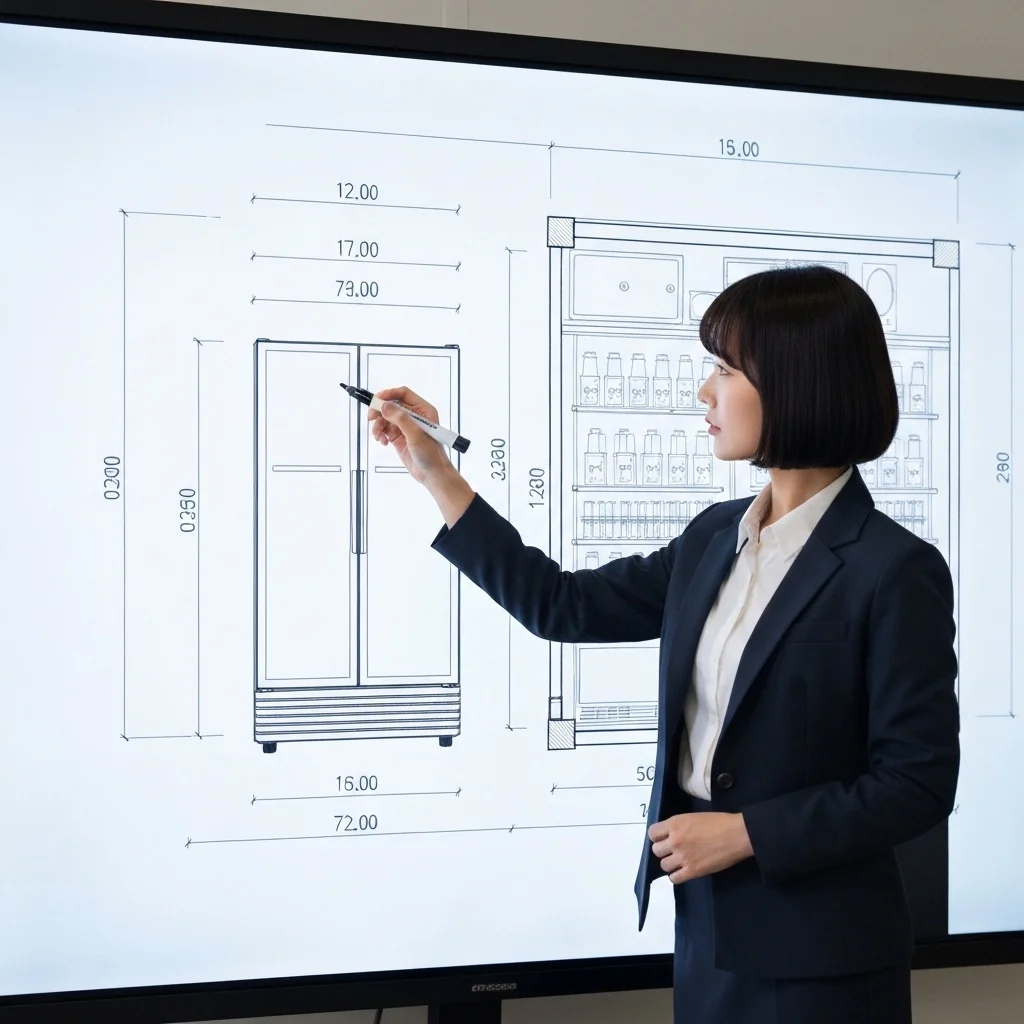 야채용오픈쇼케이스싼곳 - 설치_전_실측_필수