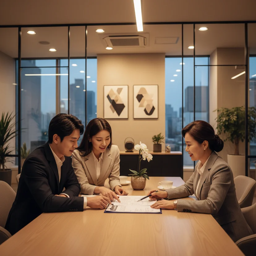 부동산거래 - 부동산 계약 현장