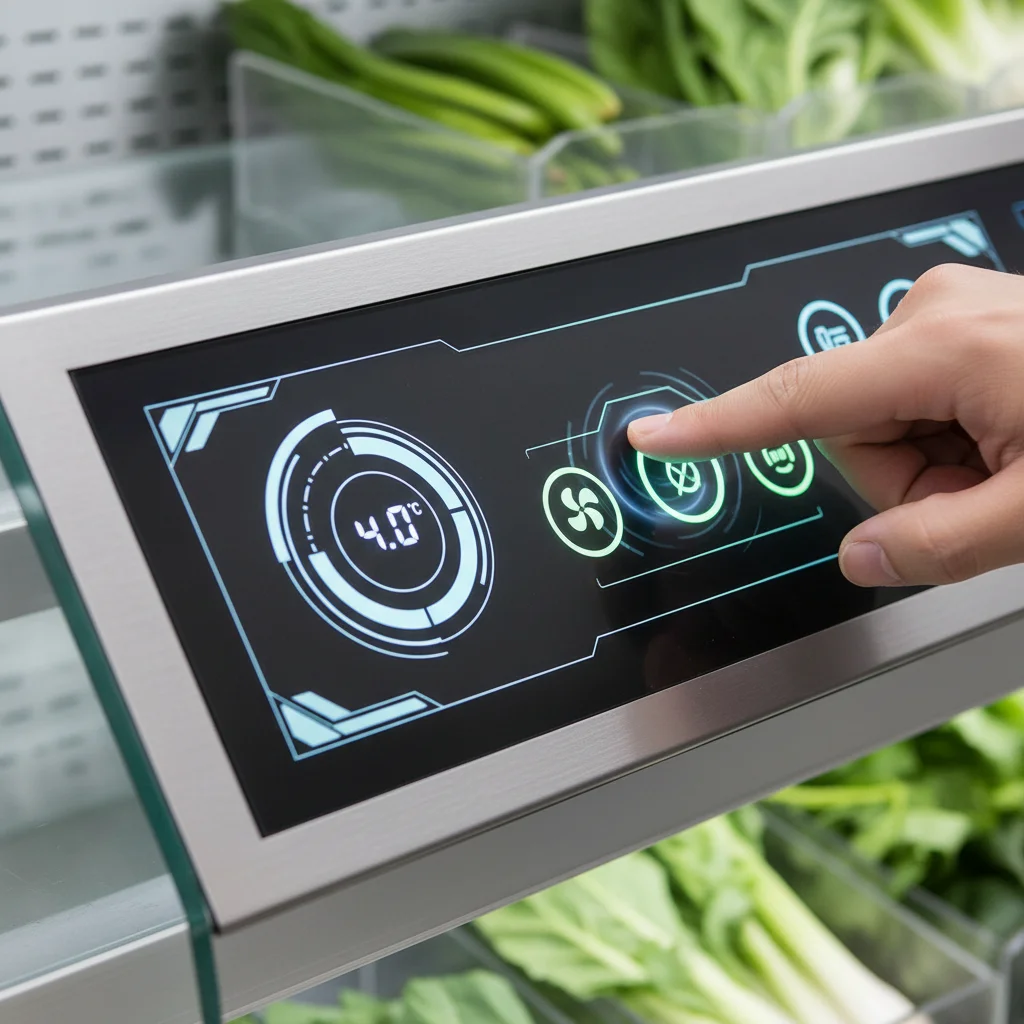 야채용오픈다단쇼케이스견적 - 에너지 절약형 컨트롤러 조작