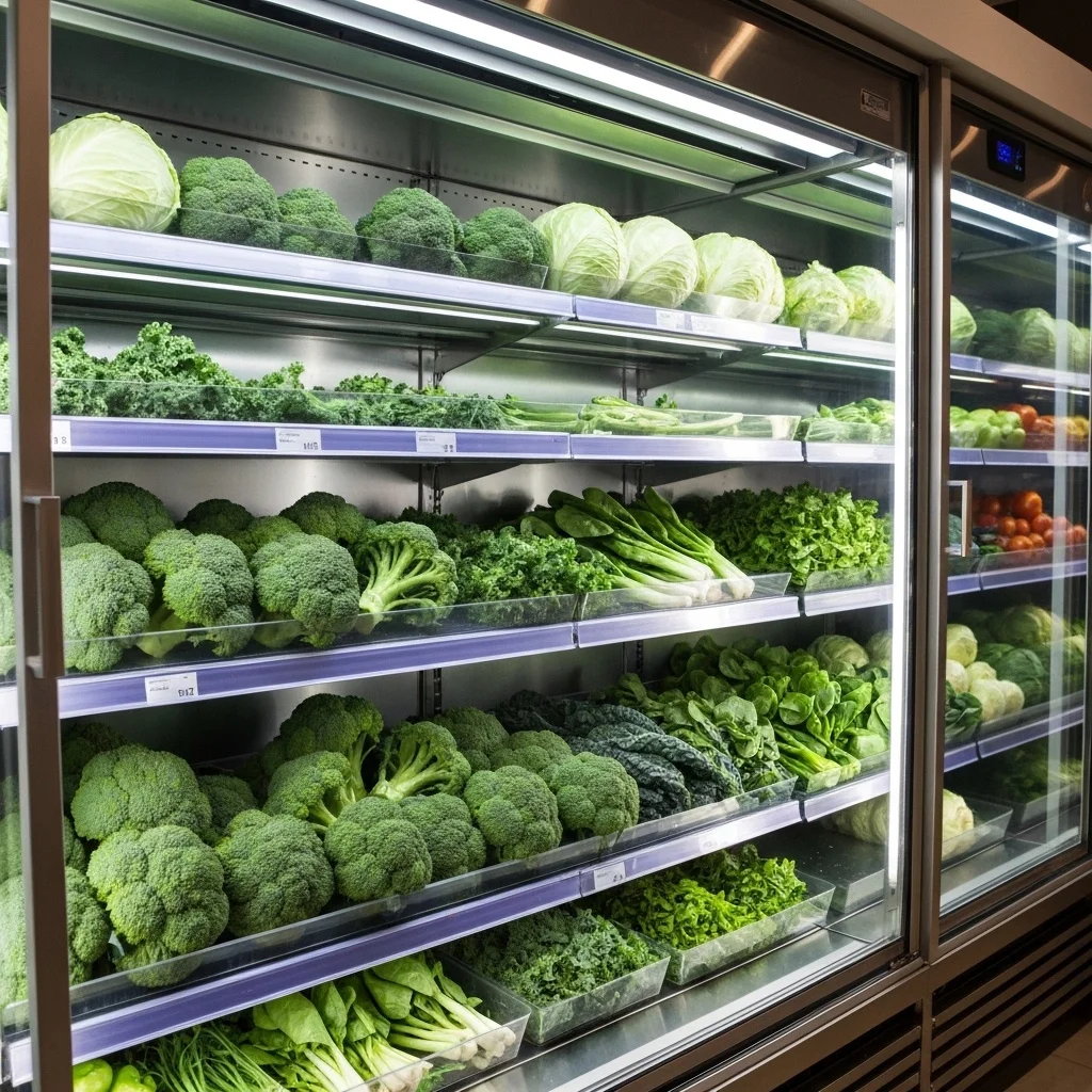 야채용냉장쇼케이스저렴한곳 - 2026년형_야채쇼케이스_실물