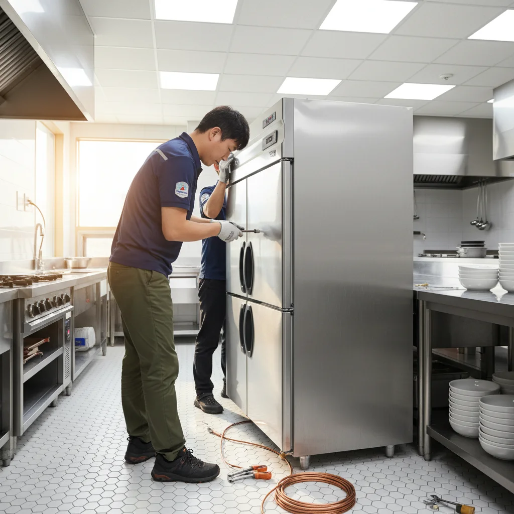 진열용냉장고추천 - 꼼꼼한_설치_현장