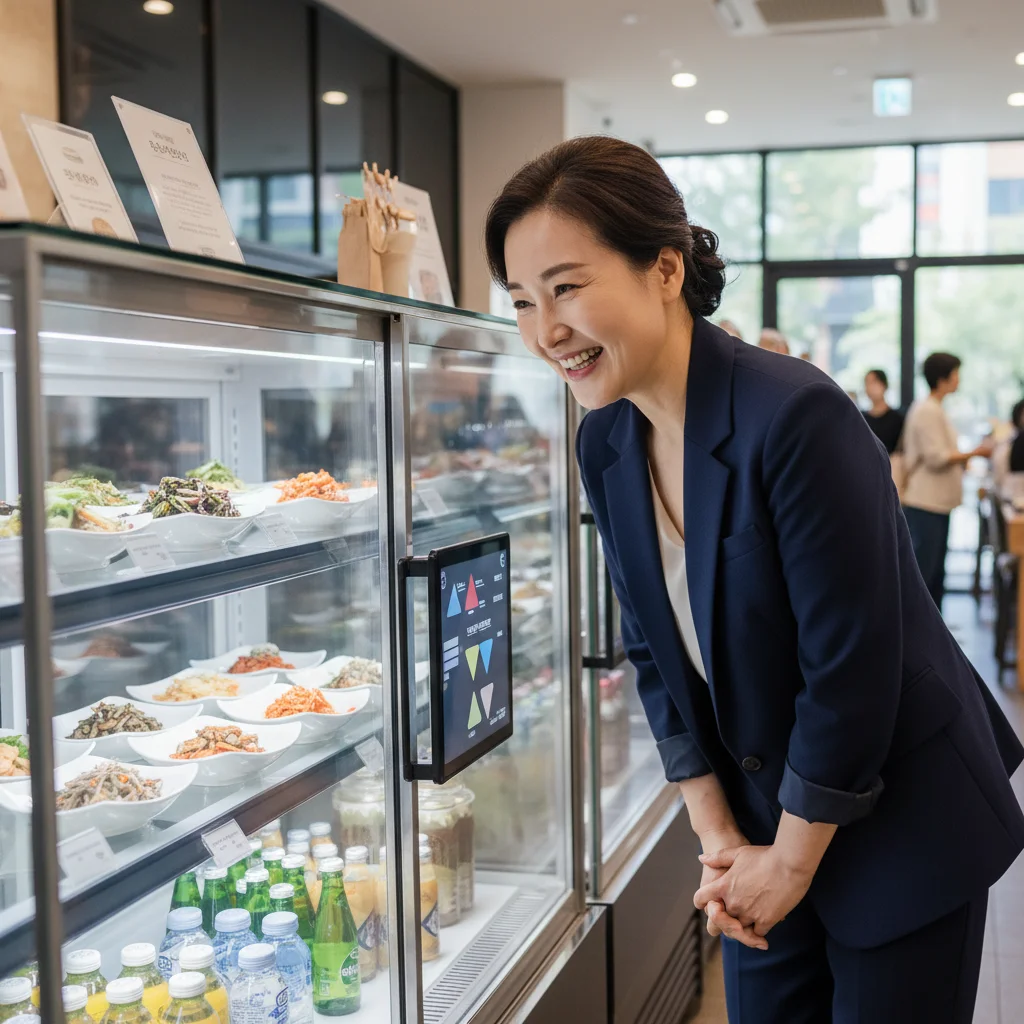진열용냉장고추천 - 편리한_디지털_온도_조절