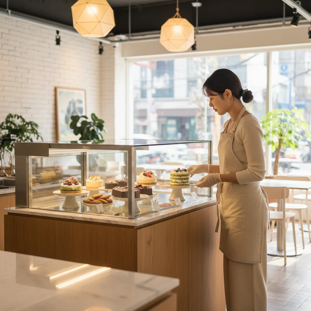 진열용알루미늄쇼케이스견적 - 실무에서_활용되는_디저트_진열_쇼케이스