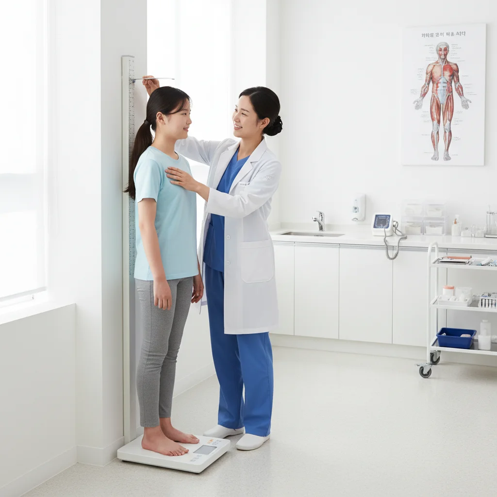 청소년건강검진 - 신체 계측 진행