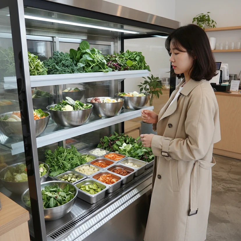 진열용냉장쇼케이스맞춤제작 - 효율적인 온도 관리