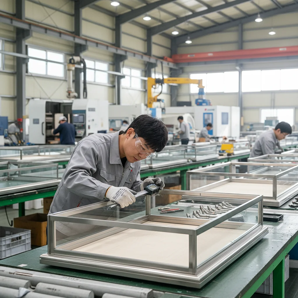 다목적용쇼케이스맞춤제작 - 정밀 공정으로 제작되는 맞춤형 쇼케이스