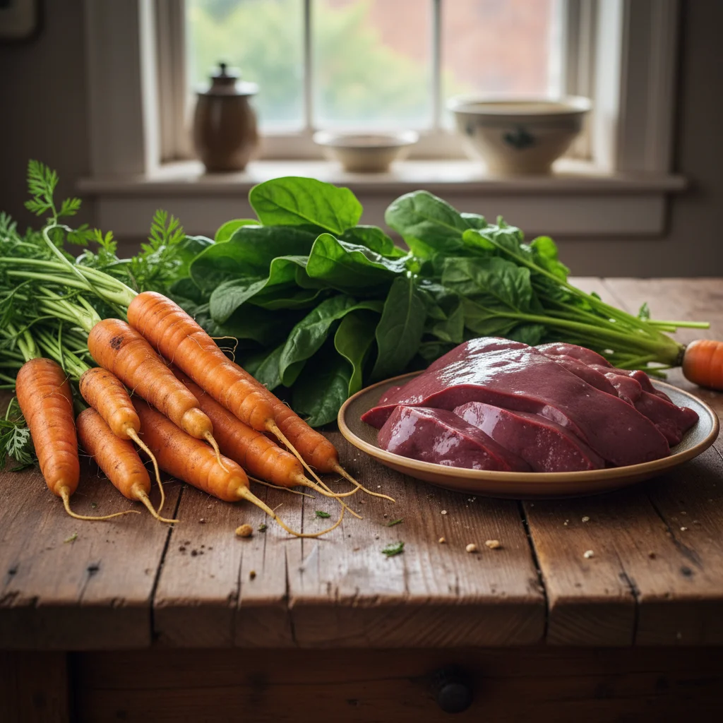 비타민A효능 - 비타민A 핵심 급원 식품