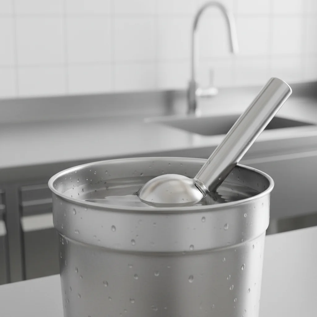 음식점아이스크림 - 스쿠프 위생 관리는 필수