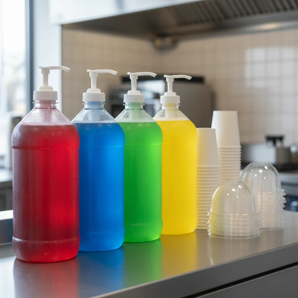 광주슬러시기계대여 - 시럽 및 부재료