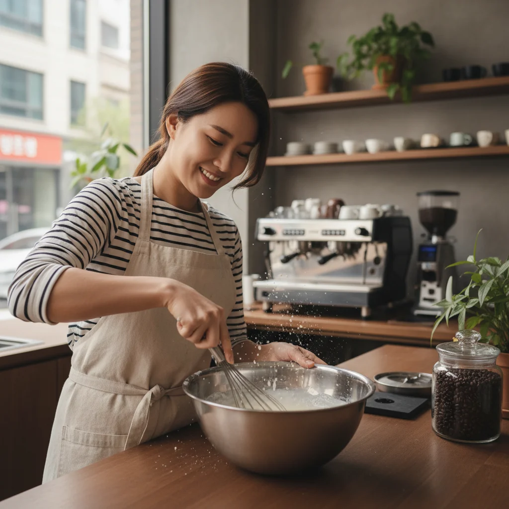 아이스크림파우더 - 우유 혼합의 핵심