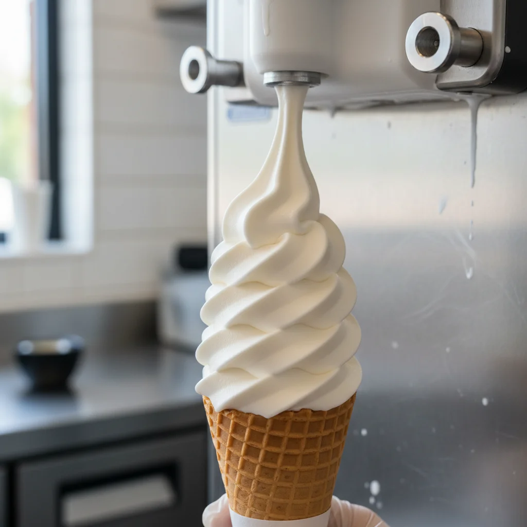 아이스크림파우더 - 오버런과 아이스크림 질감