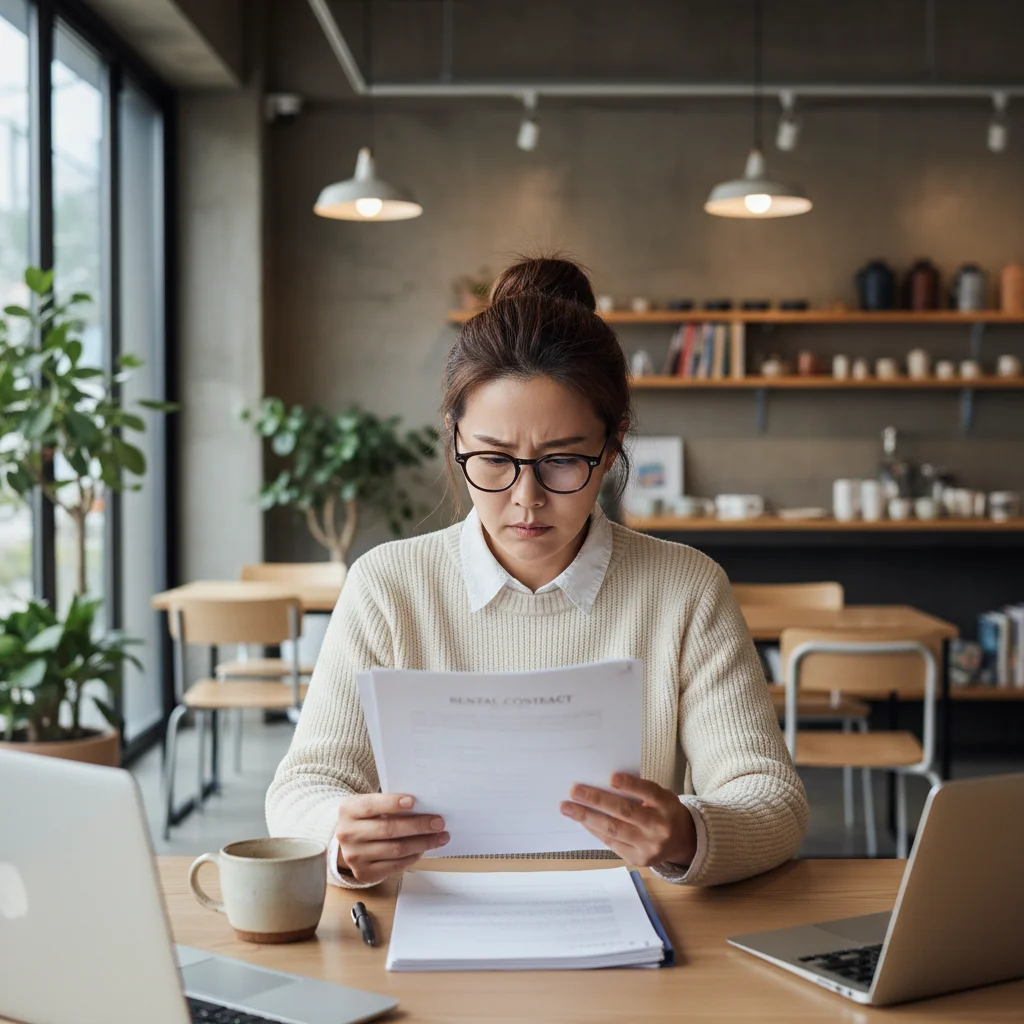 빙수기계렌탈 - 계약서 꼼꼼히 확인