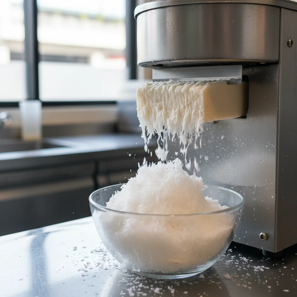 팥빙수제빙기 - 부드러운 우유 눈꽃 얼음