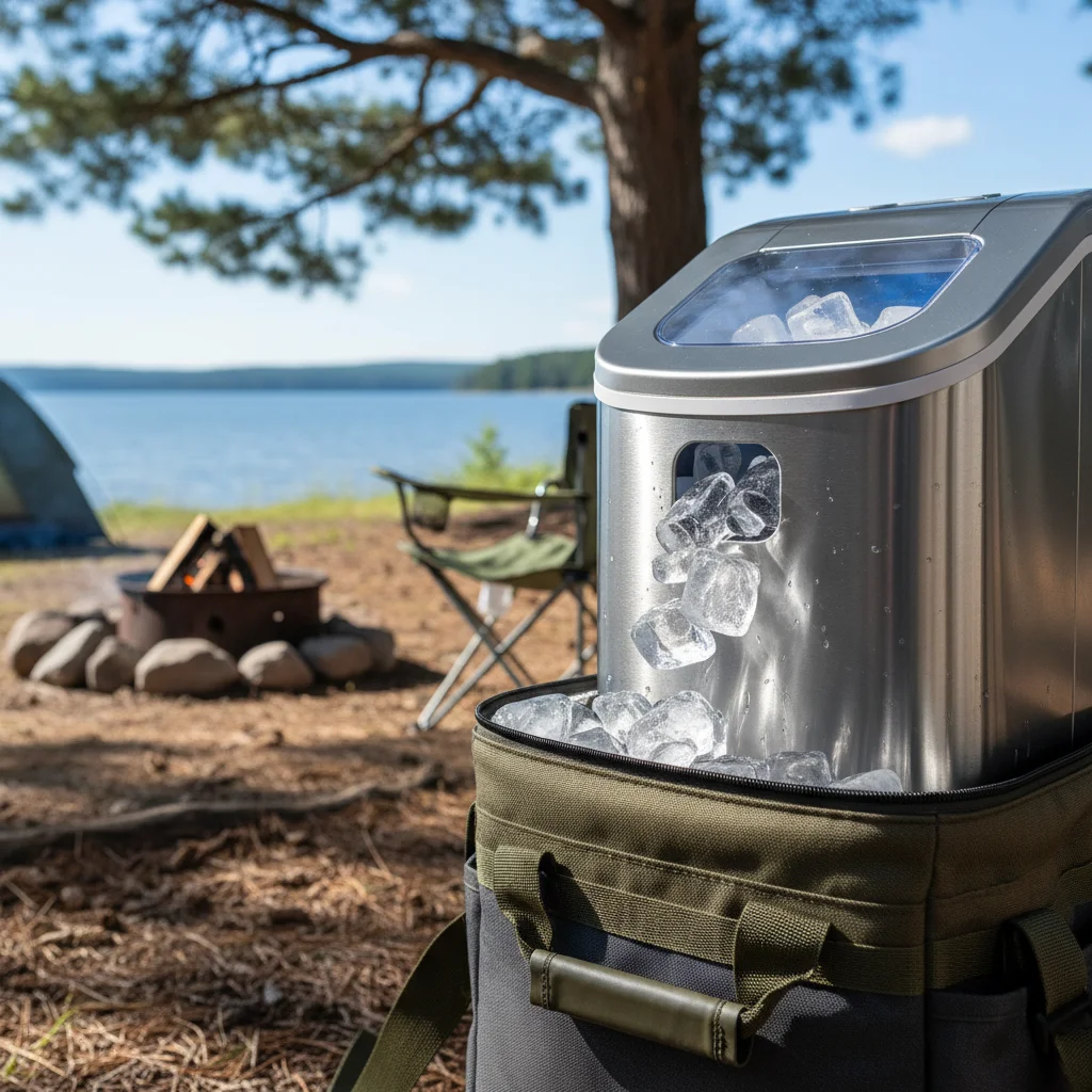 캠핑용제빙기 - 빠르고 깨끗한 얼음