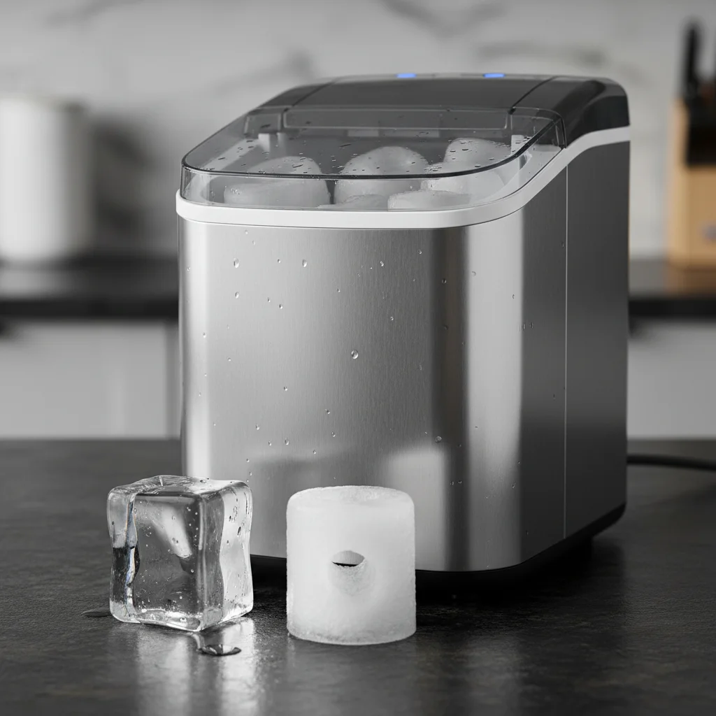 캠핑용제빙기 - 투명 얼음의 차이