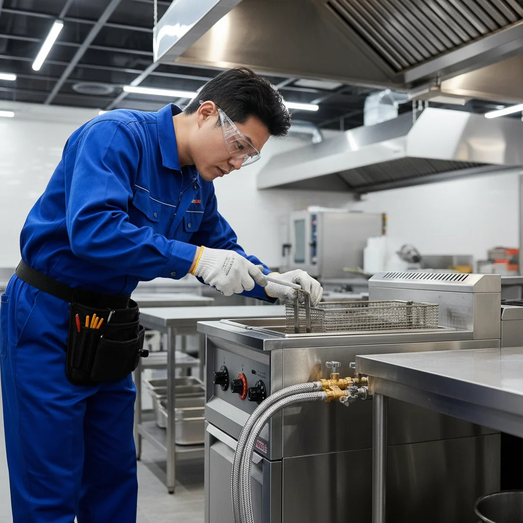 중고가스튀김기 - 핵심 부품 점검 필수