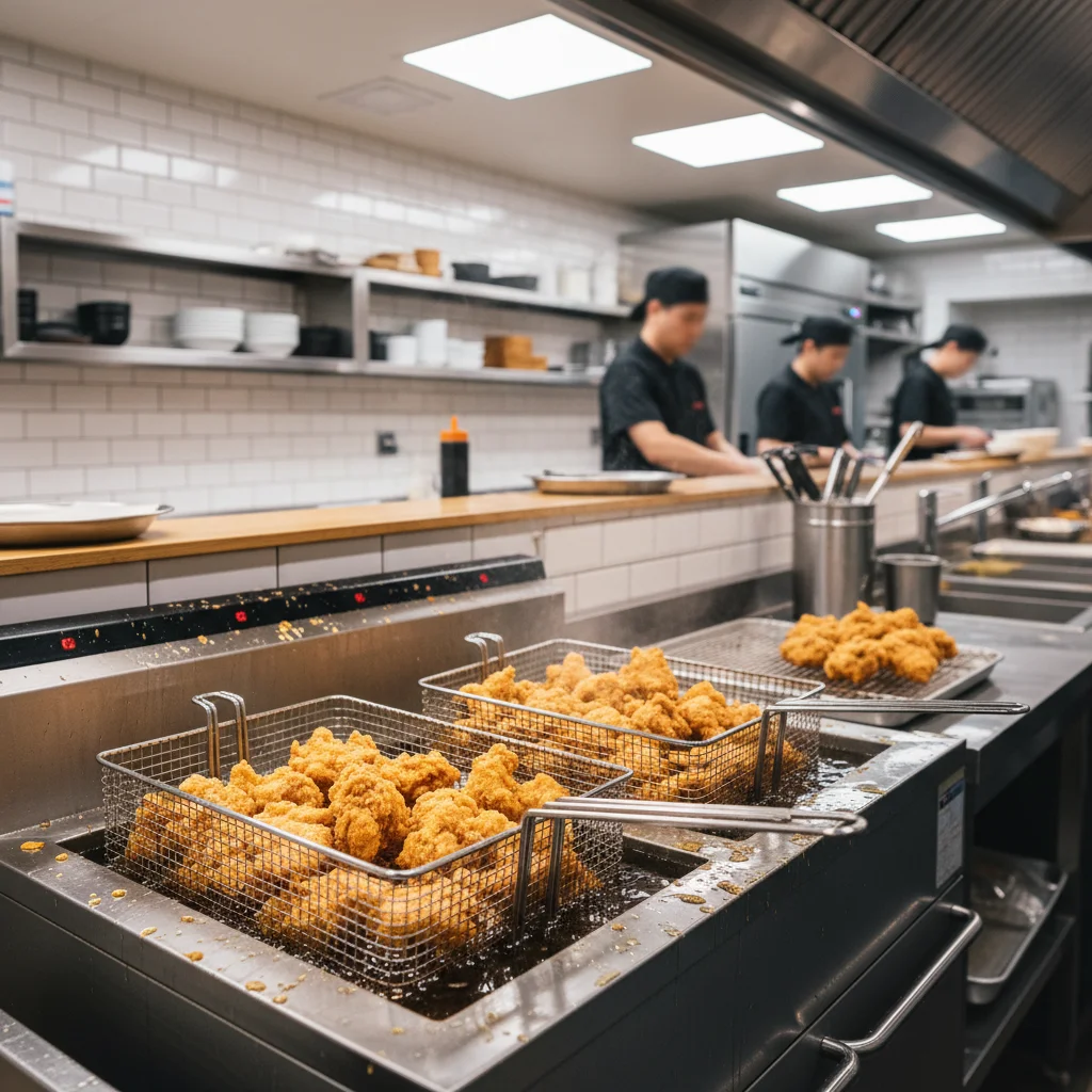 치킨튀김기 - 2구 튀김기 활용법