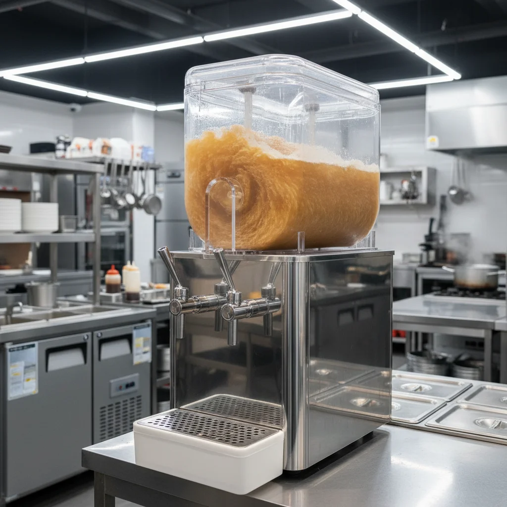 냉면육수통 - 슬러시 육수통 내부