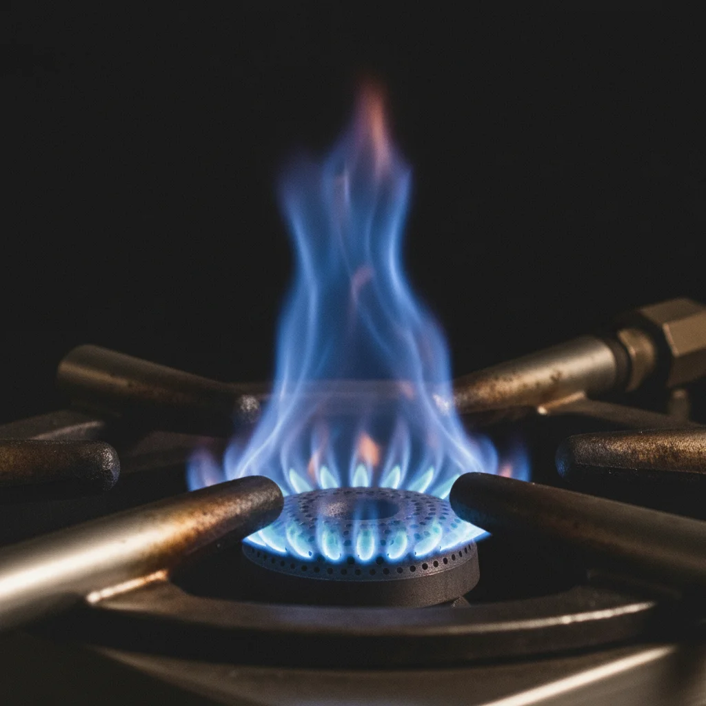 업소용가스버너 - 가스 종류와 화력 체크