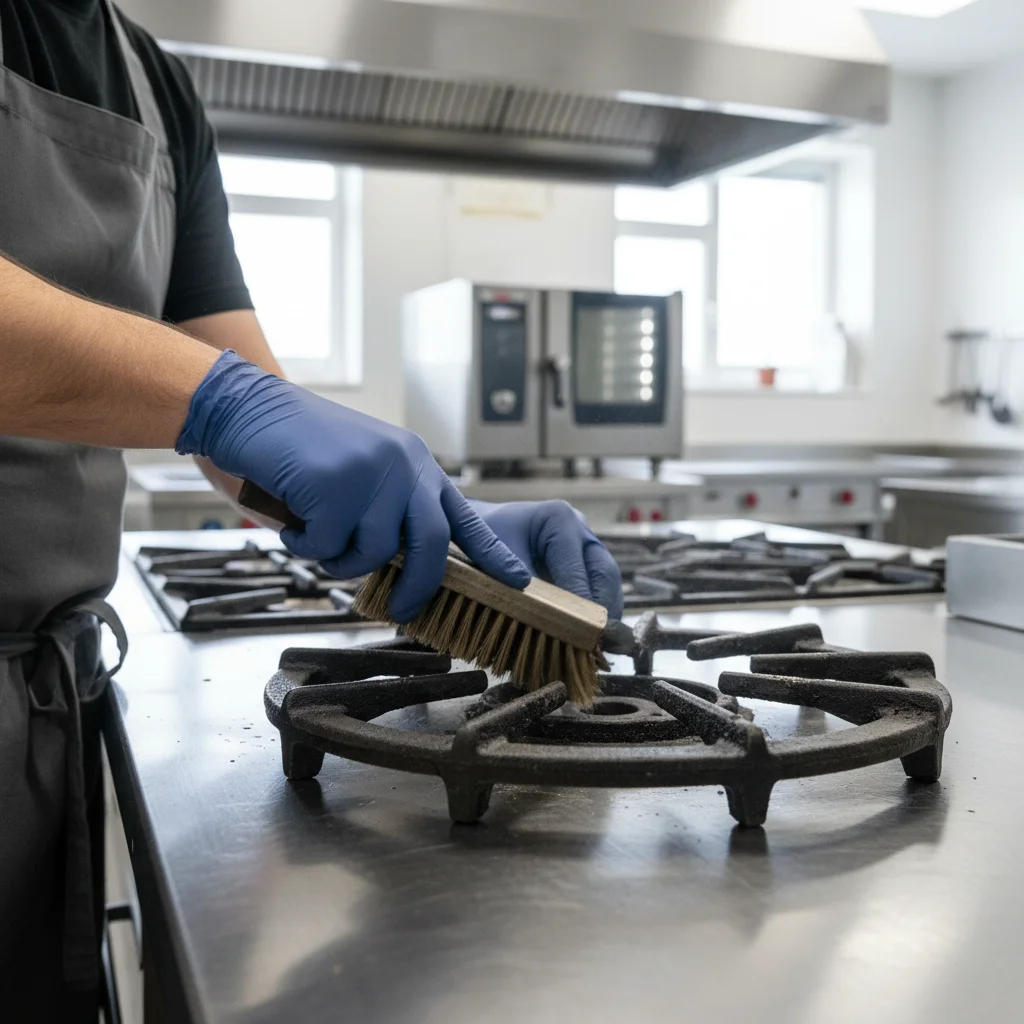 업소용가스버너 - 버너 청소와 유지 관리