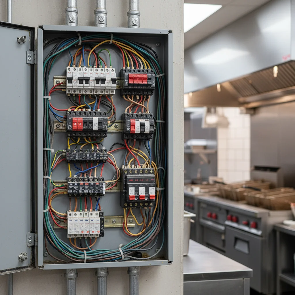 업소용전기튀김기 - 전기 용량 확인 필수