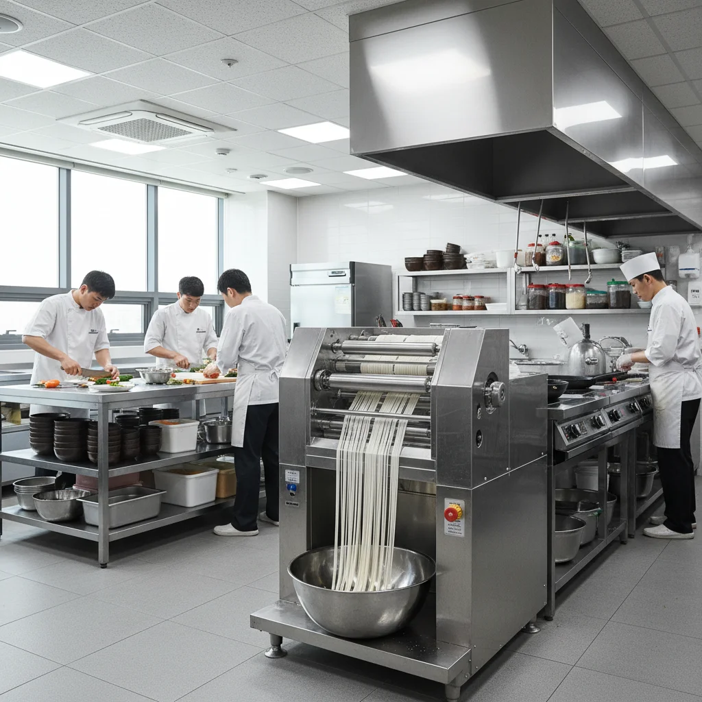 자동제면기 - 업소용 제면기 주방 배치