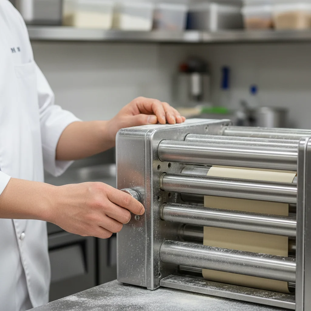 자동제면기 - 롤러식 제면기 두께 조절