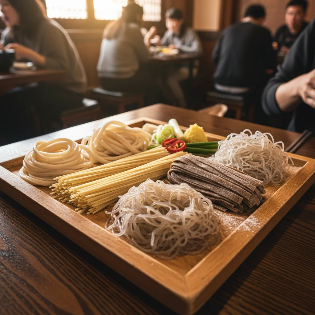 자동제면기 - 갓 뽑아낸 생면의 품질
