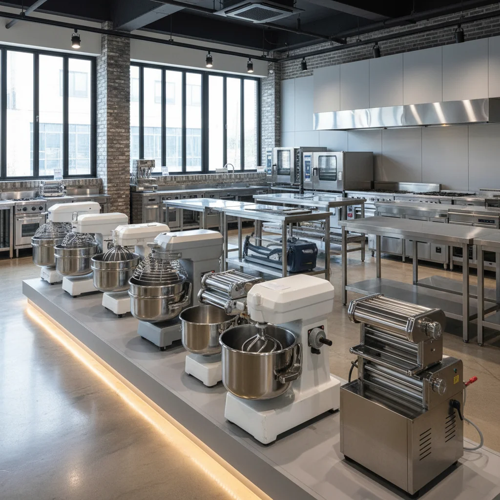 자동제면기 - 제면기 및 반죽기 전시 공간