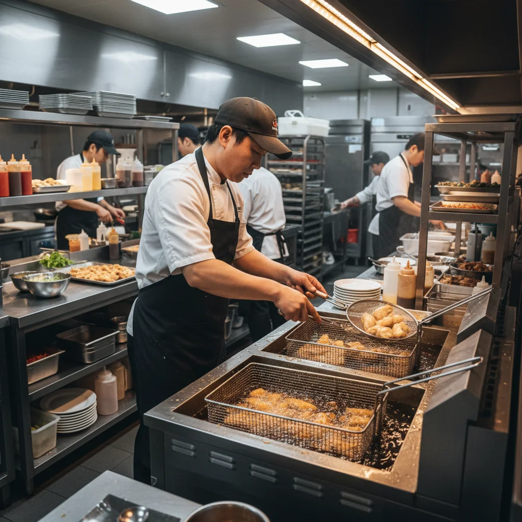 린나이가스튀김기 - 매장 규모별 최적화