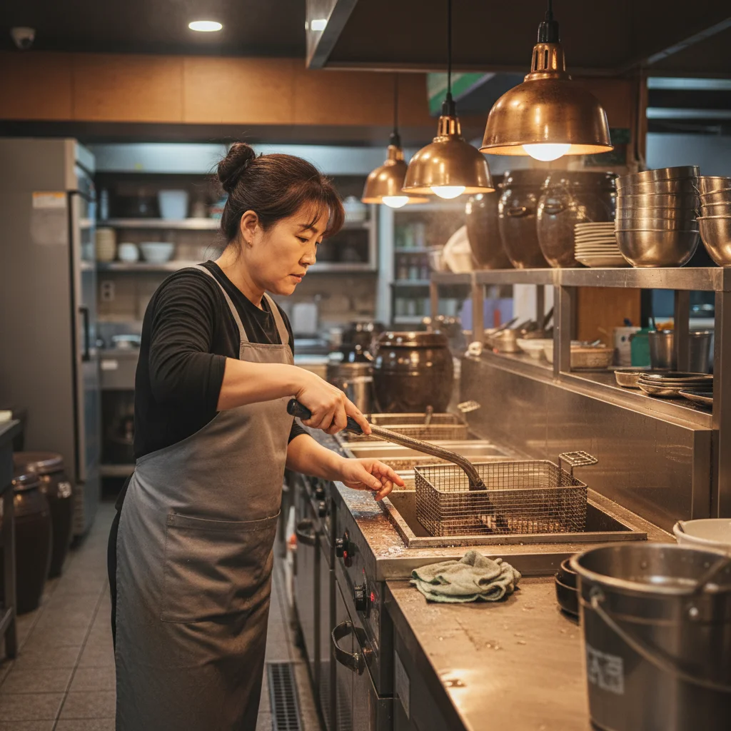 린나이가스튀김기 - 꼼꼼한 관리와 유지