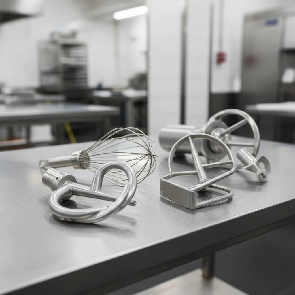 반죽기계 - 필수 액세서리 확인