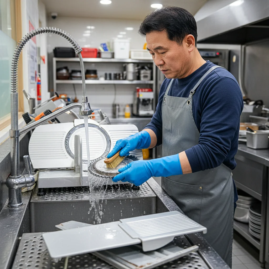 파절기 - 칼날 분리 세척은 필수