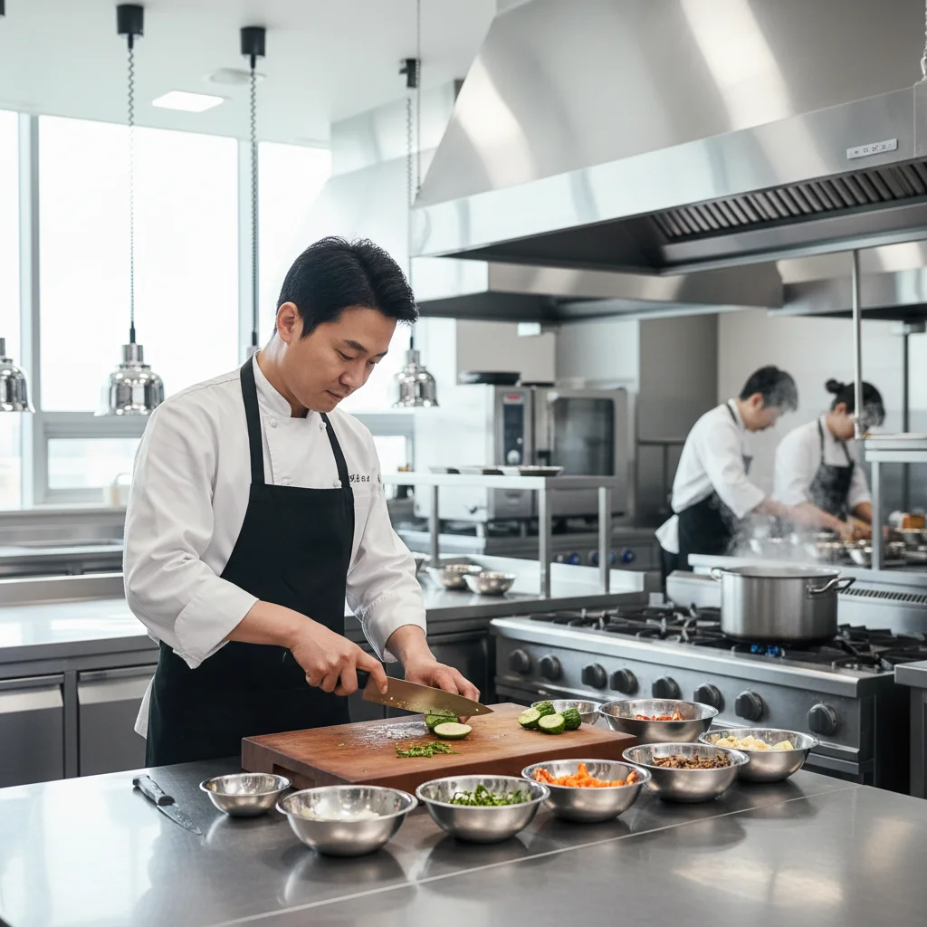 업소용주방인테리어 - 효율적인 주방 동선