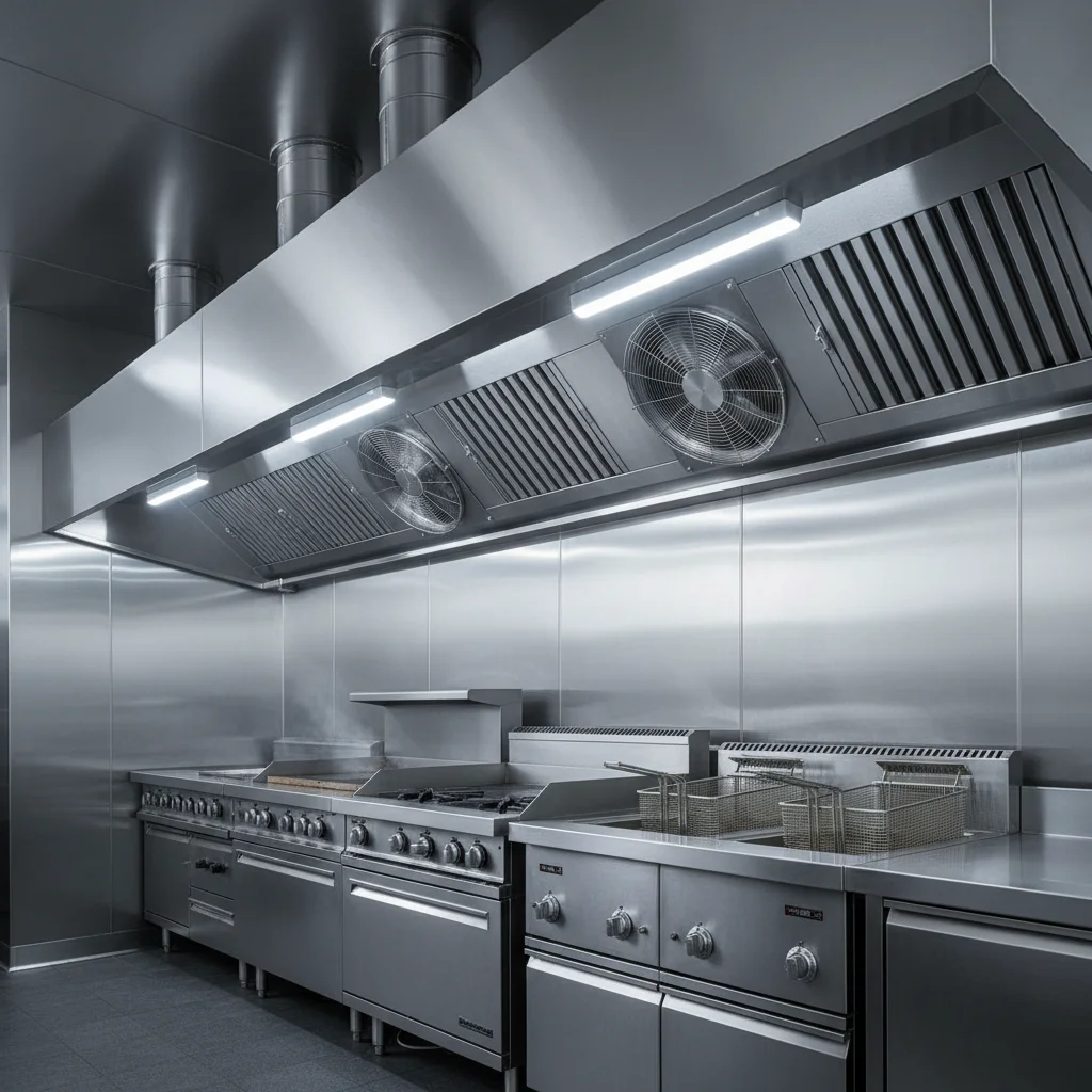 업소용주방인테리어 - 강력한 배기 시스템