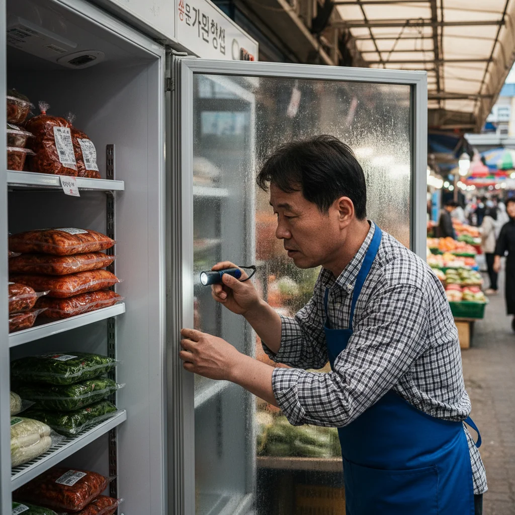 황학동냉장고 - 고무패킹 상태 확인
