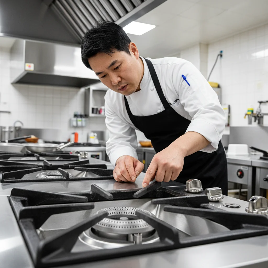 업소용가스렌지 - 화구 부식 상태 반드시 체크