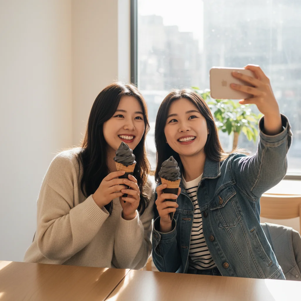 블랙아이스크림 - 2026 디저트 트렌드