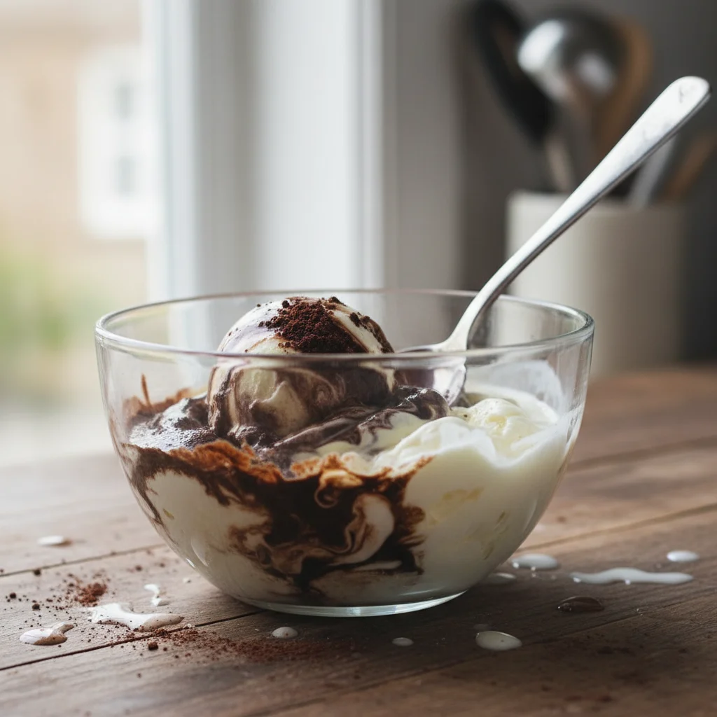 블랙아이스크림 - 홈메이드 레시피