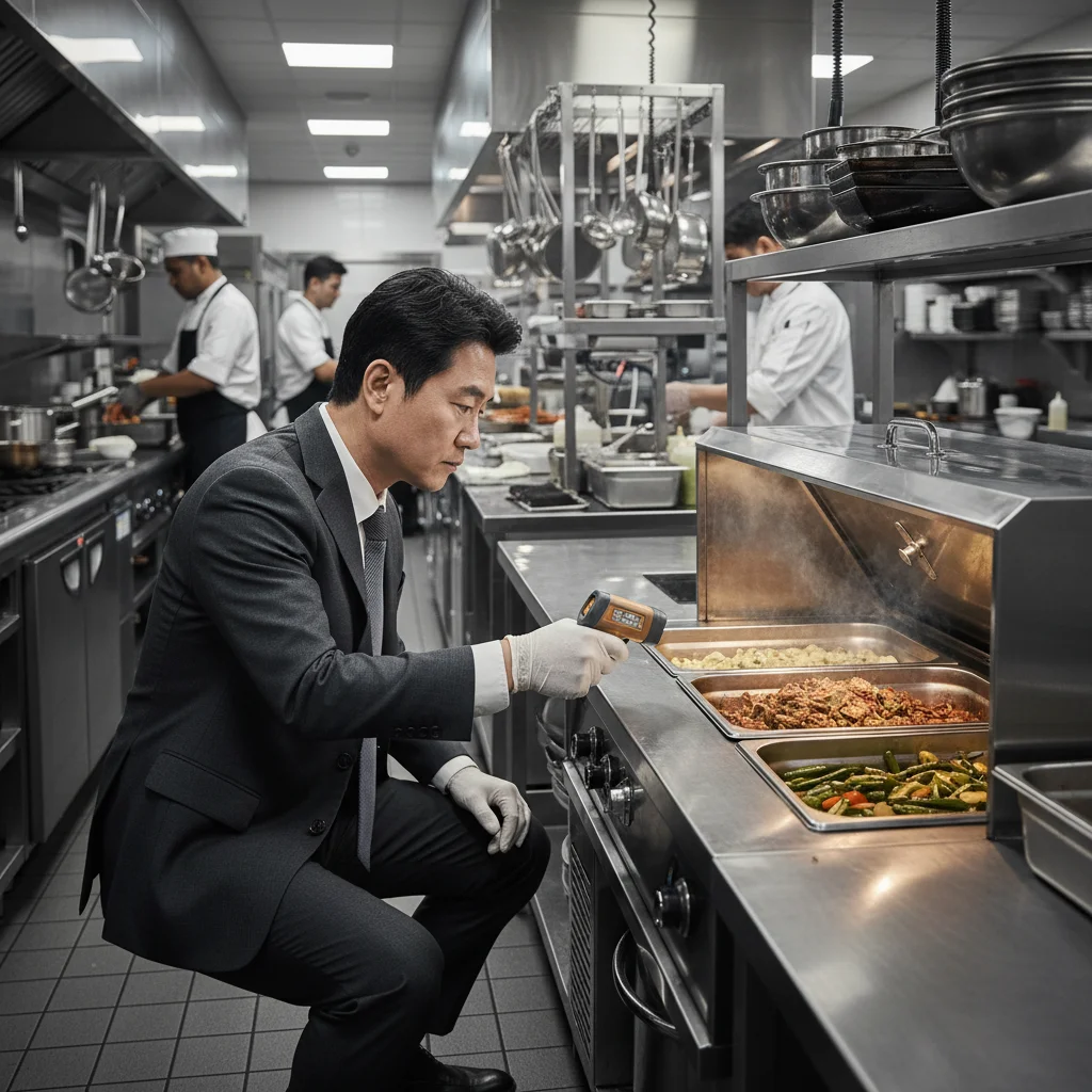 중고온장고 - 온장고 내부 점검 중