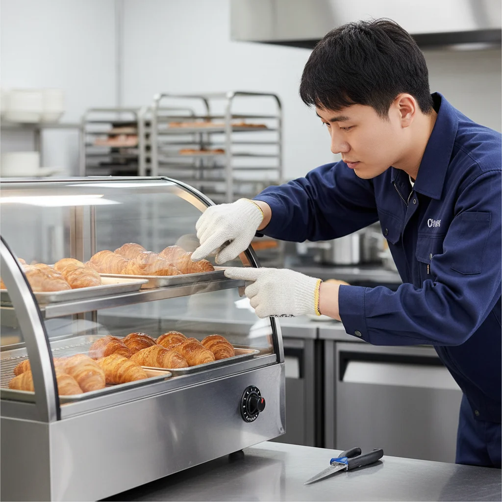 중고온장고 - 온도 조절기 작동 확인