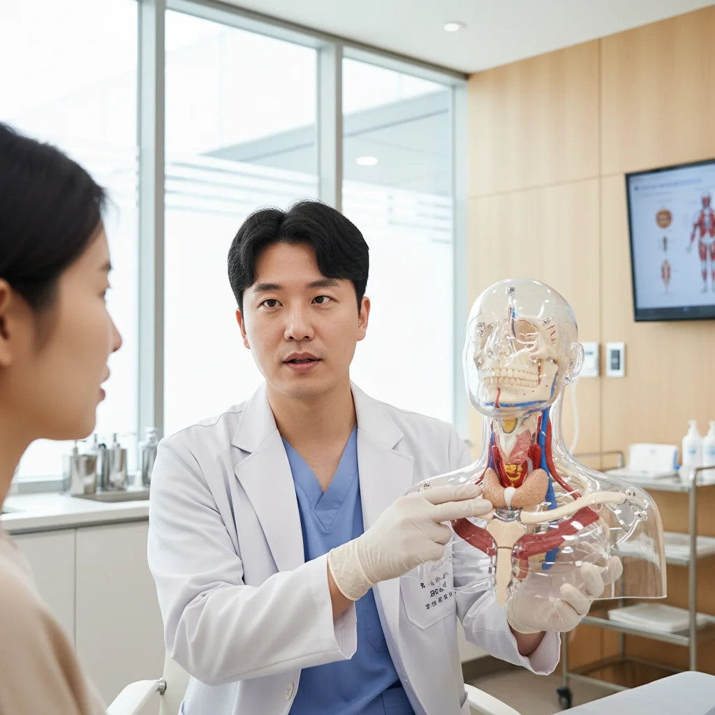 갑상선증상 - 갑상선 위치 확인