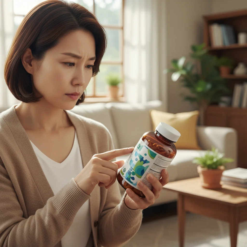 50대여성종합비타민 - 철분 성분 주의