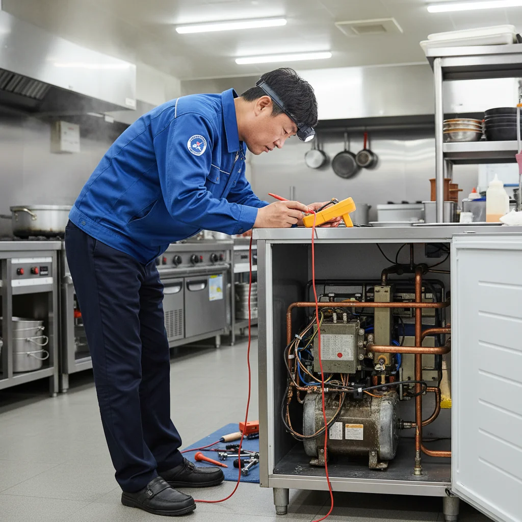 업소용4구냉장고 - A/S 망 확인 필수