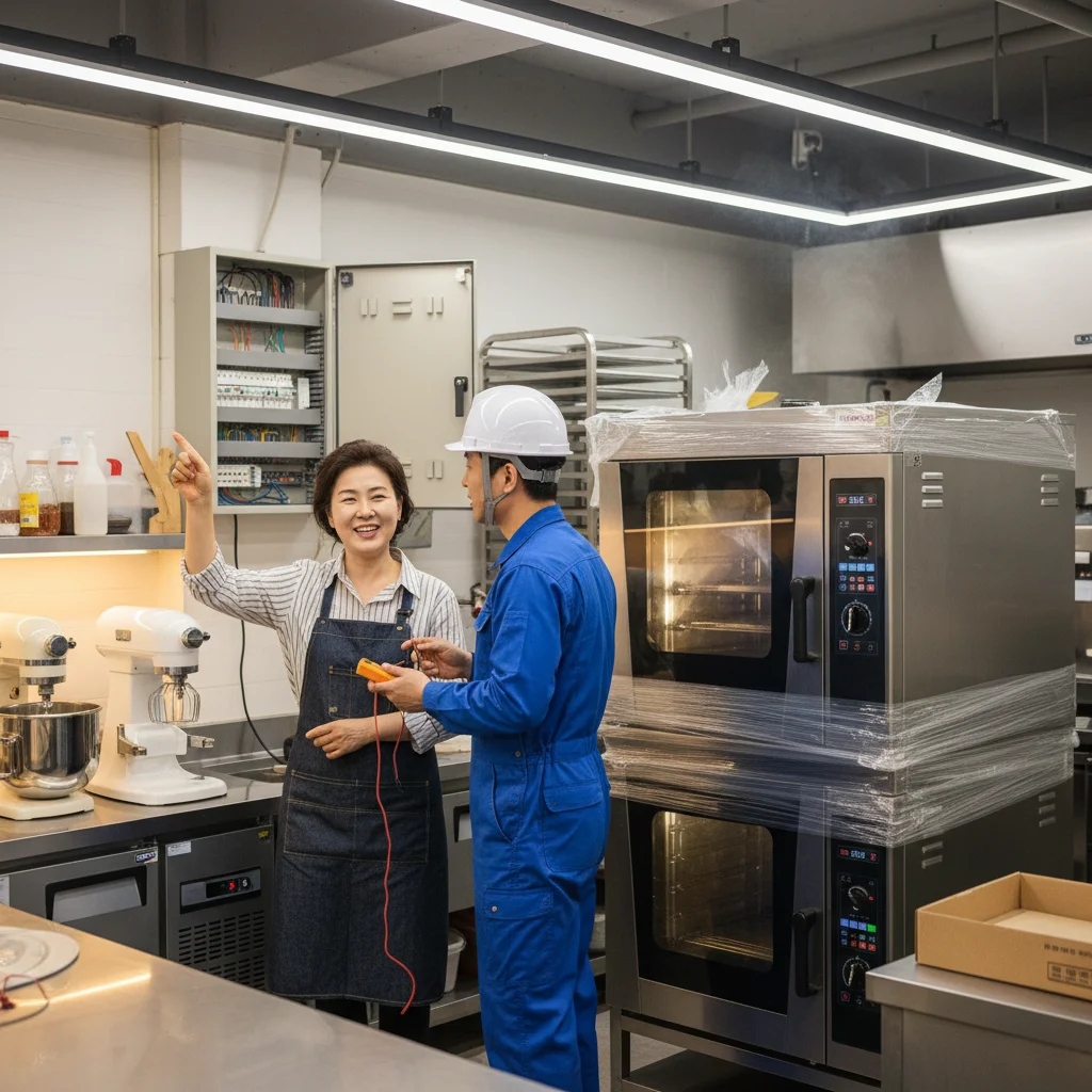 업소용데크오븐 - 전력 승압 필수 체크