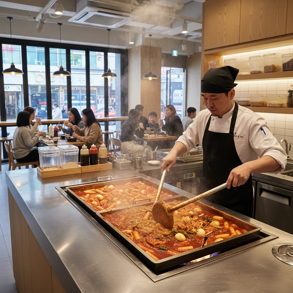 업소용떡볶이판 - 매장 규모별 최적 사이즈