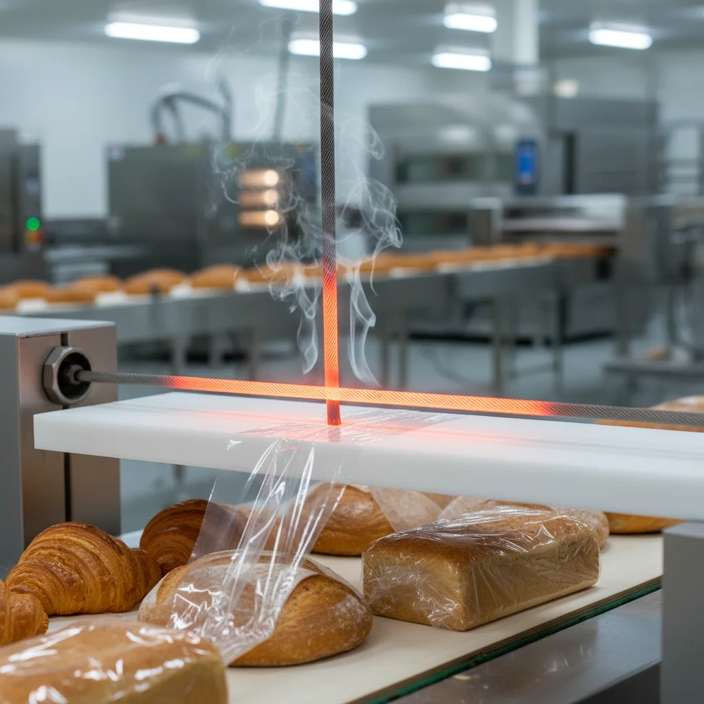 업소용랩핑기 - 열판 테플론 코팅 확인