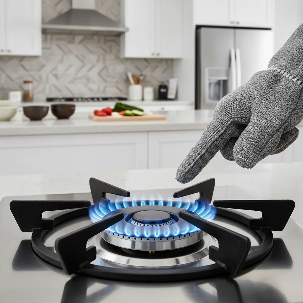 중고식당주방용품 - 가스 기구, 불꽃 색깔이 핵심!