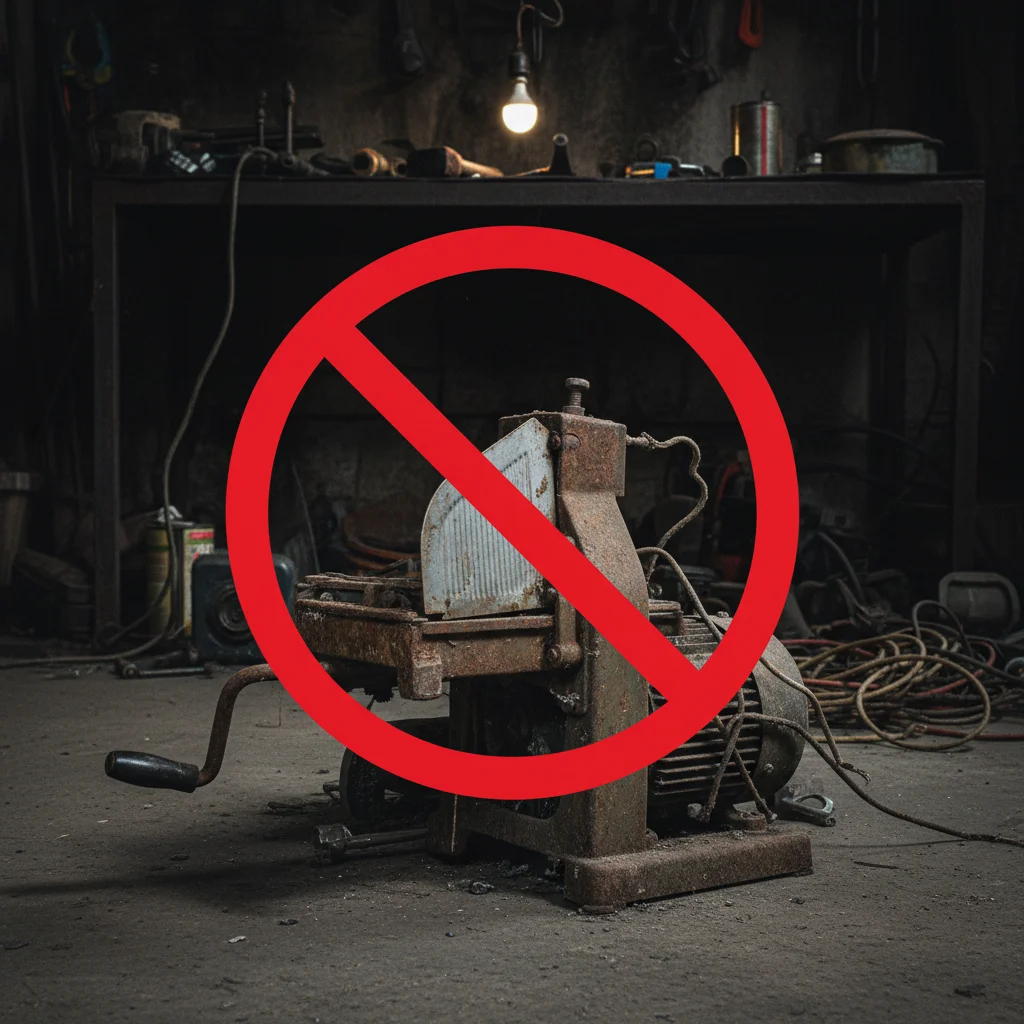 중고야채절단기 - 이런 중고 절단기는 절대 피해야 합니다.